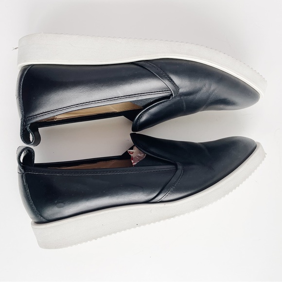 Everlane Black Leather Street Shoe Loafer pointy-toe Slip-on 8.5 - Picture 4 of 8